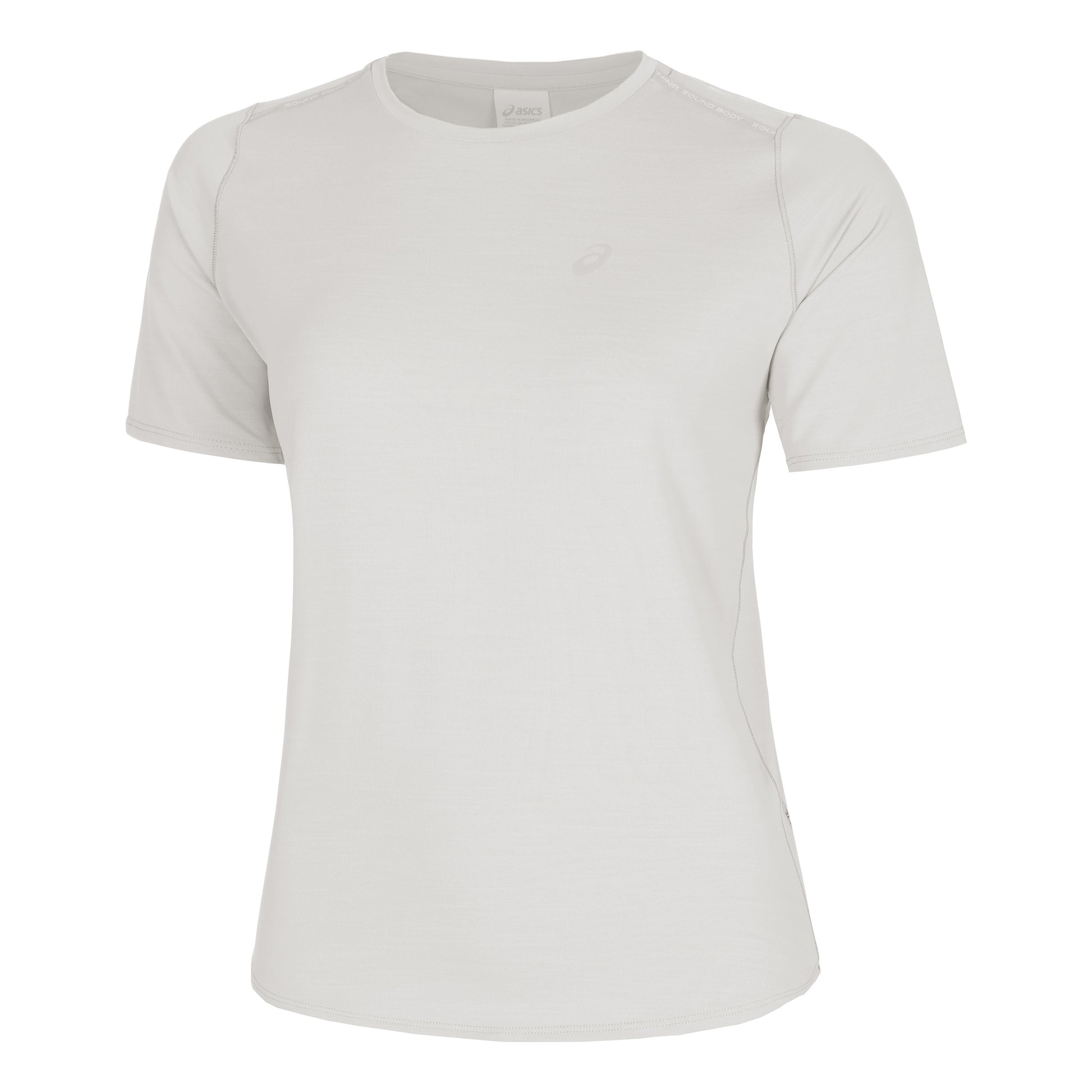 ASICS Road Camiseta De Running Mujeres-Crema