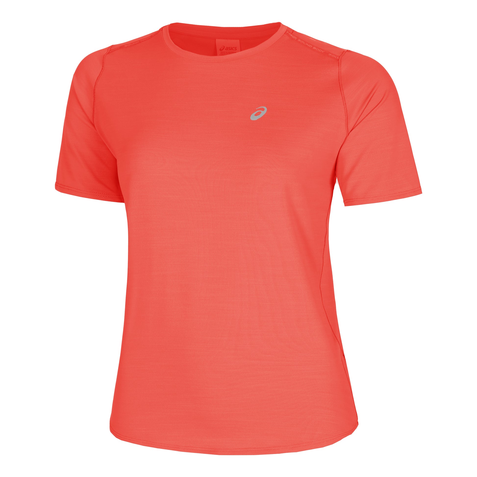 ASICS Road Camiseta De Running Mujeres-Coral