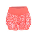 Road AOP 2in1 3.5in Pantalones cortos Mujeres-naranja