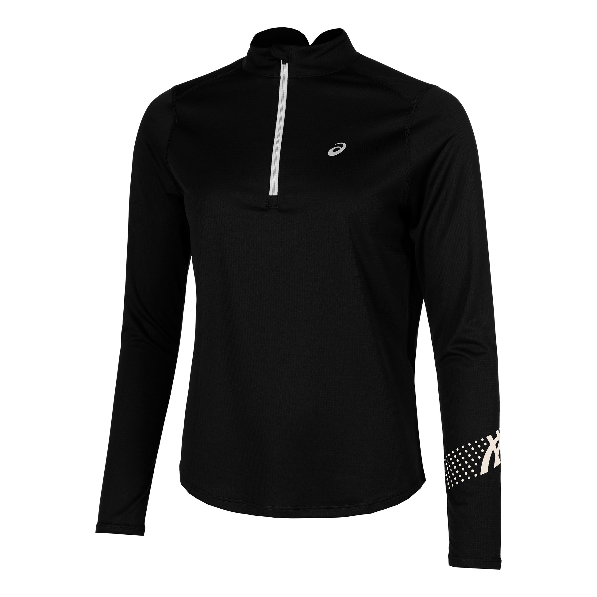 ASICS Icon 1/2 Zip Camiseta De Running Mujeres-Negro