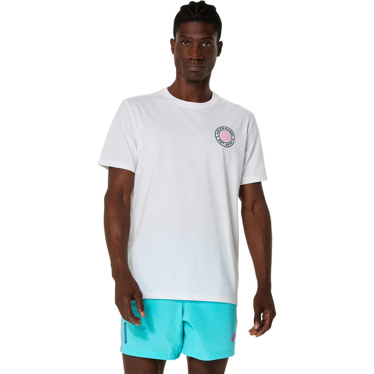 ASICS Court Graphic Camiseta de manga corta Hombres - blanco,