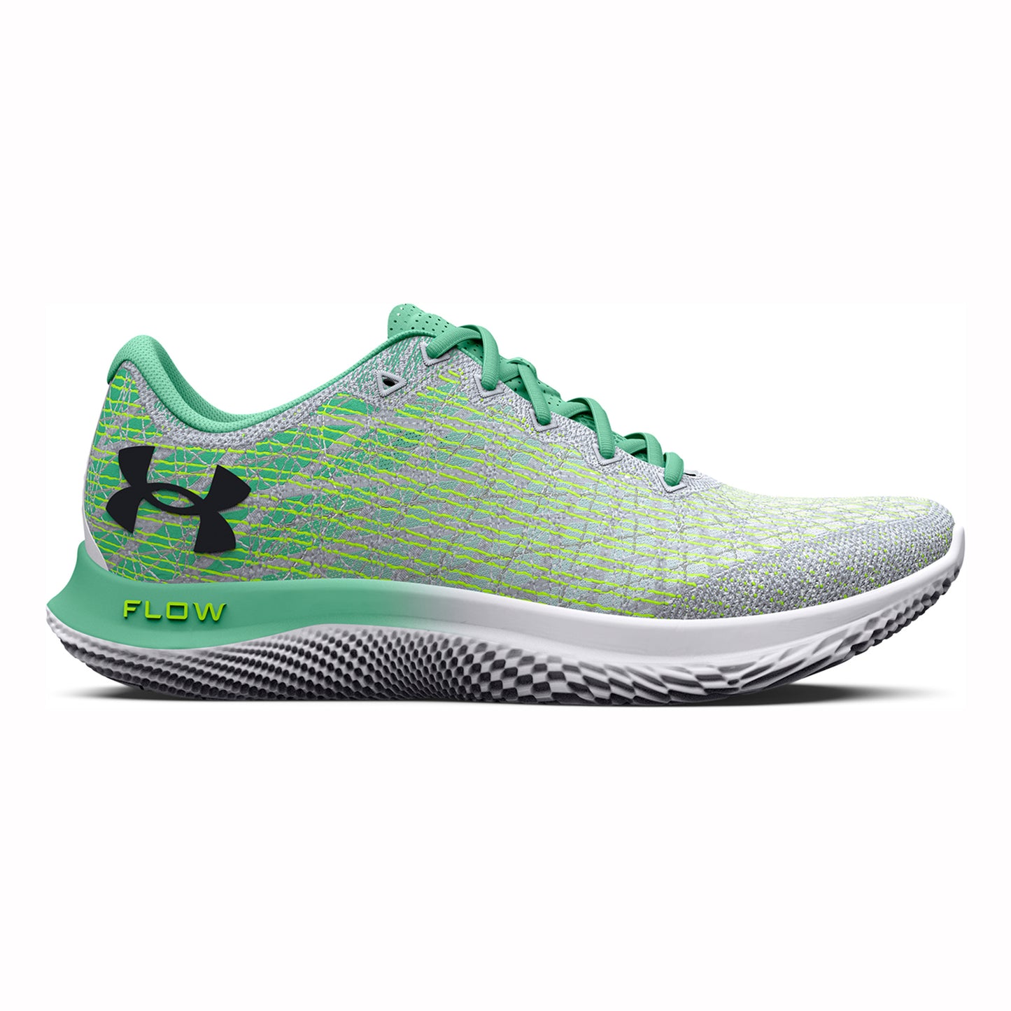 Under Armour Flow Velociti Wind 2 Zapatilla Neutral Hombres-Blanco,Verde