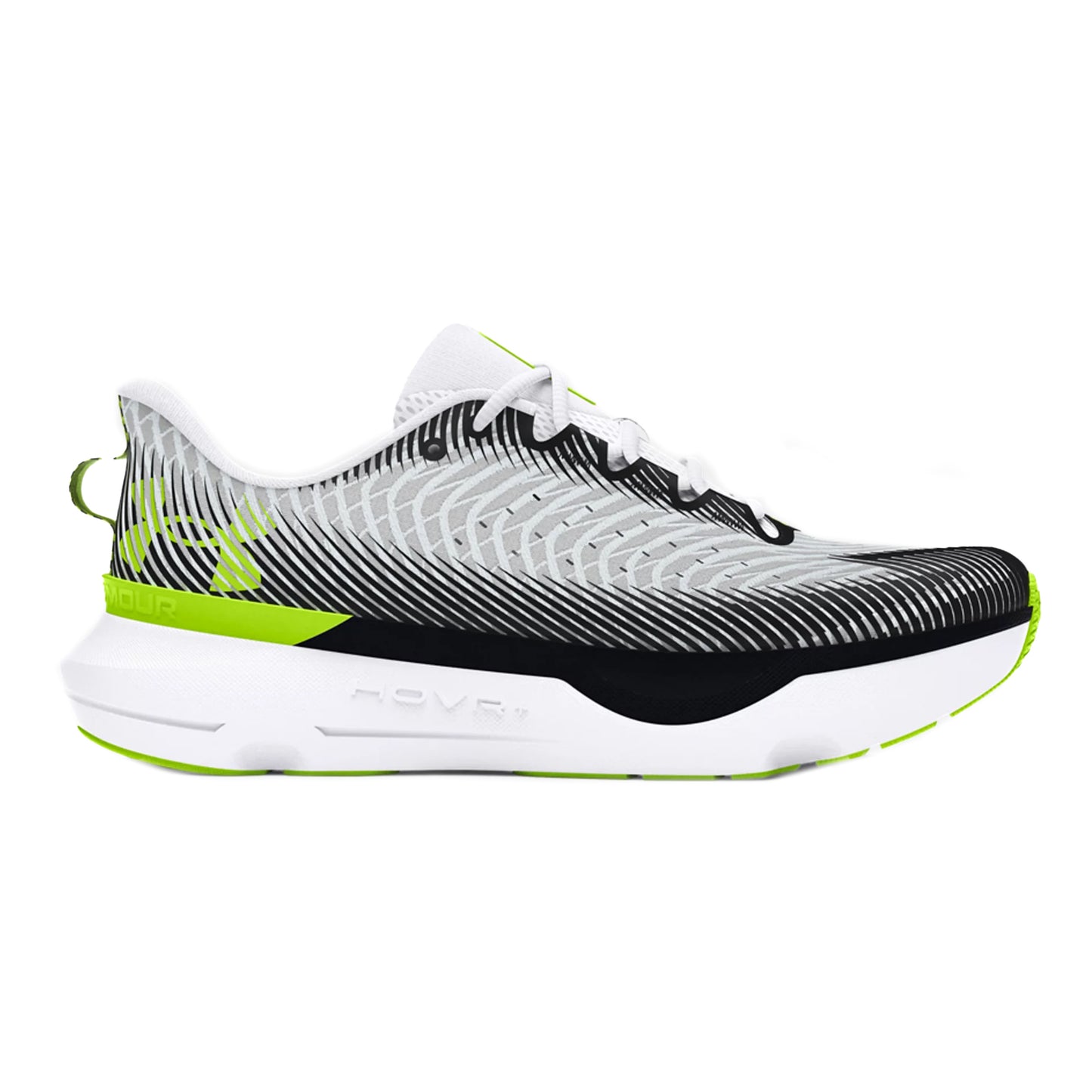 Under Armour Infinite Pro Zapatilla Neutral Hombres-Blanco,Negro