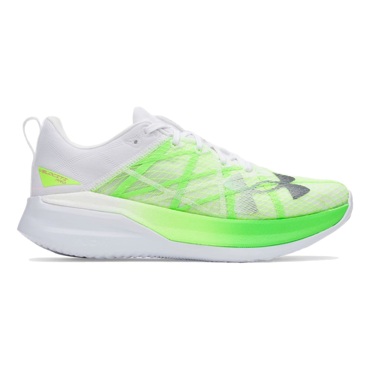 Under Armour Velociti Pro Zapatilla De Competición-Blanco,Verde Neón
