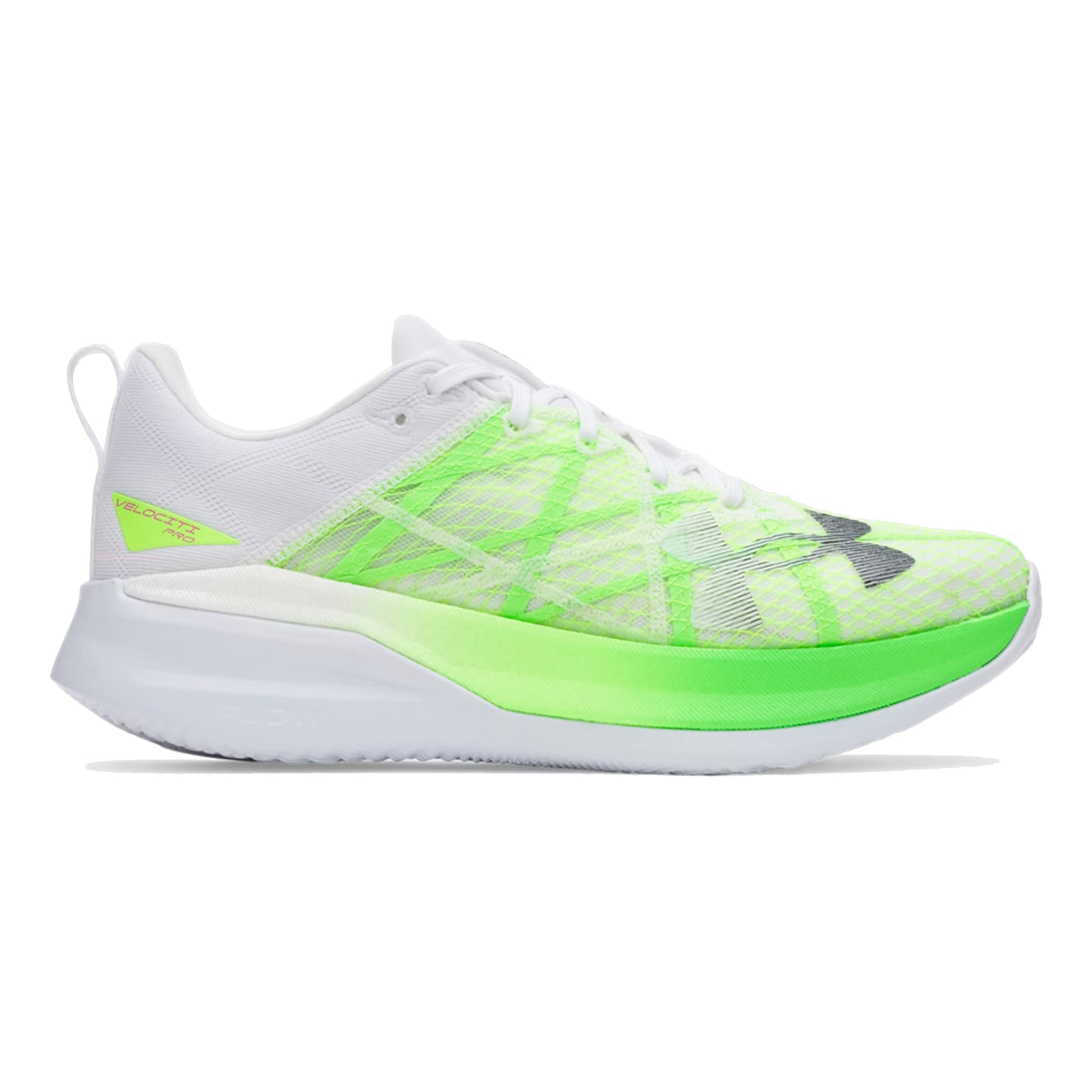 Under Armour Velociti Pro Zapatilla De Competición-Blanco,Verde Neón