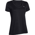 Tech Solid Camiseta De Manga Corta Mujeres-Negro,Plateado