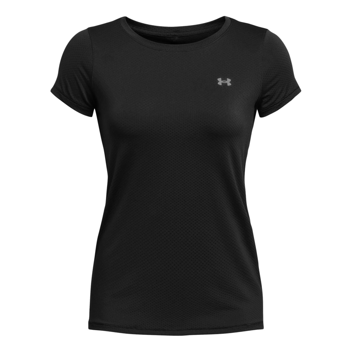 Under Armour Heatgear Camiseta de manga corta Mujeres - negro, plateado