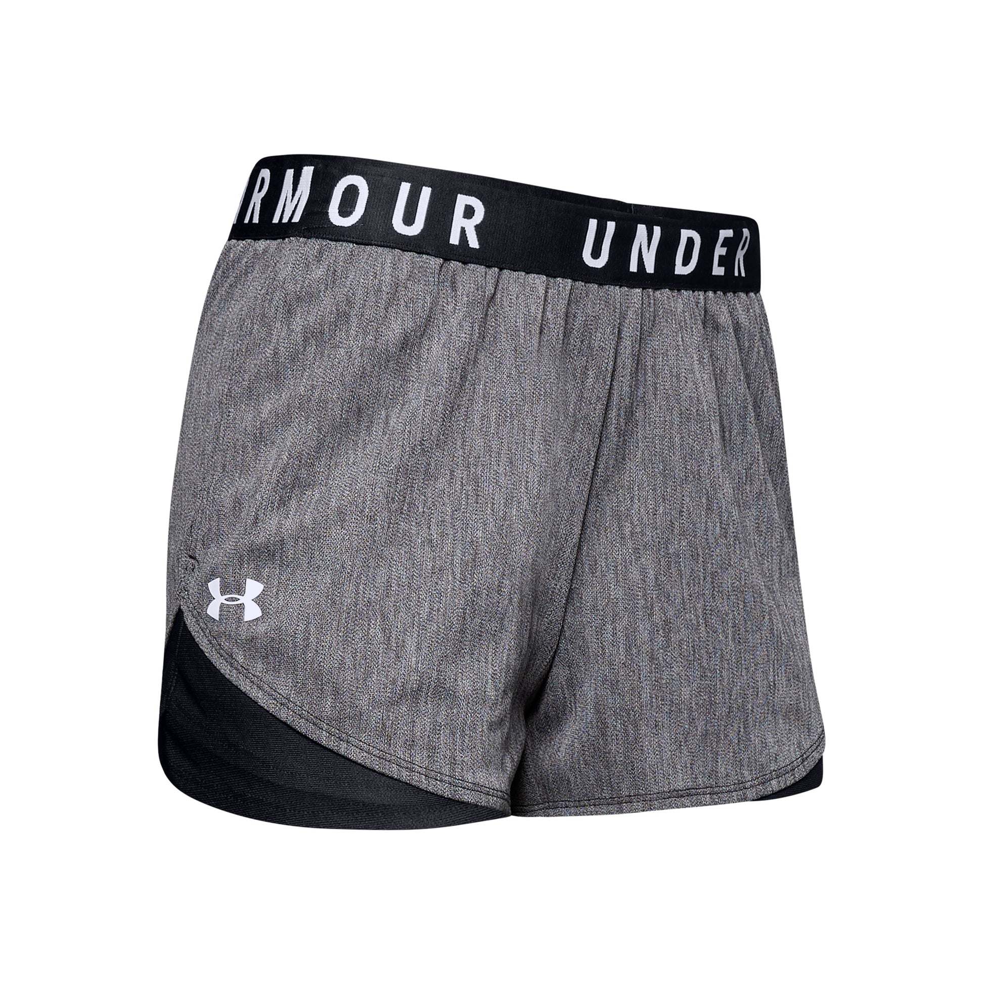 Under Armour Play Up Twist 3.0 Shorts Mujeres - gris oscuro, negro