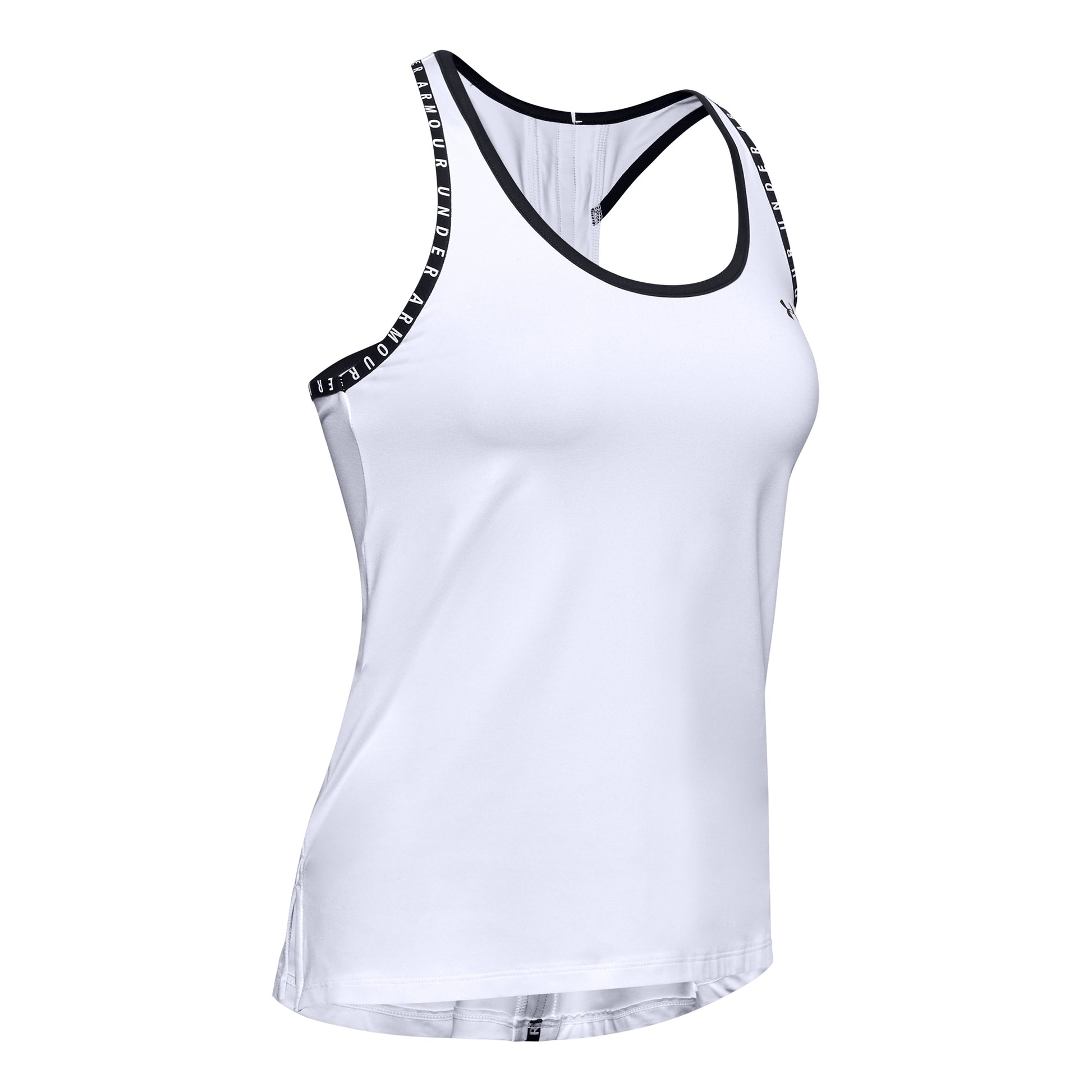 Under Armour Knockout Camiseta De Tirantes Mujeres-Blanco,Negro