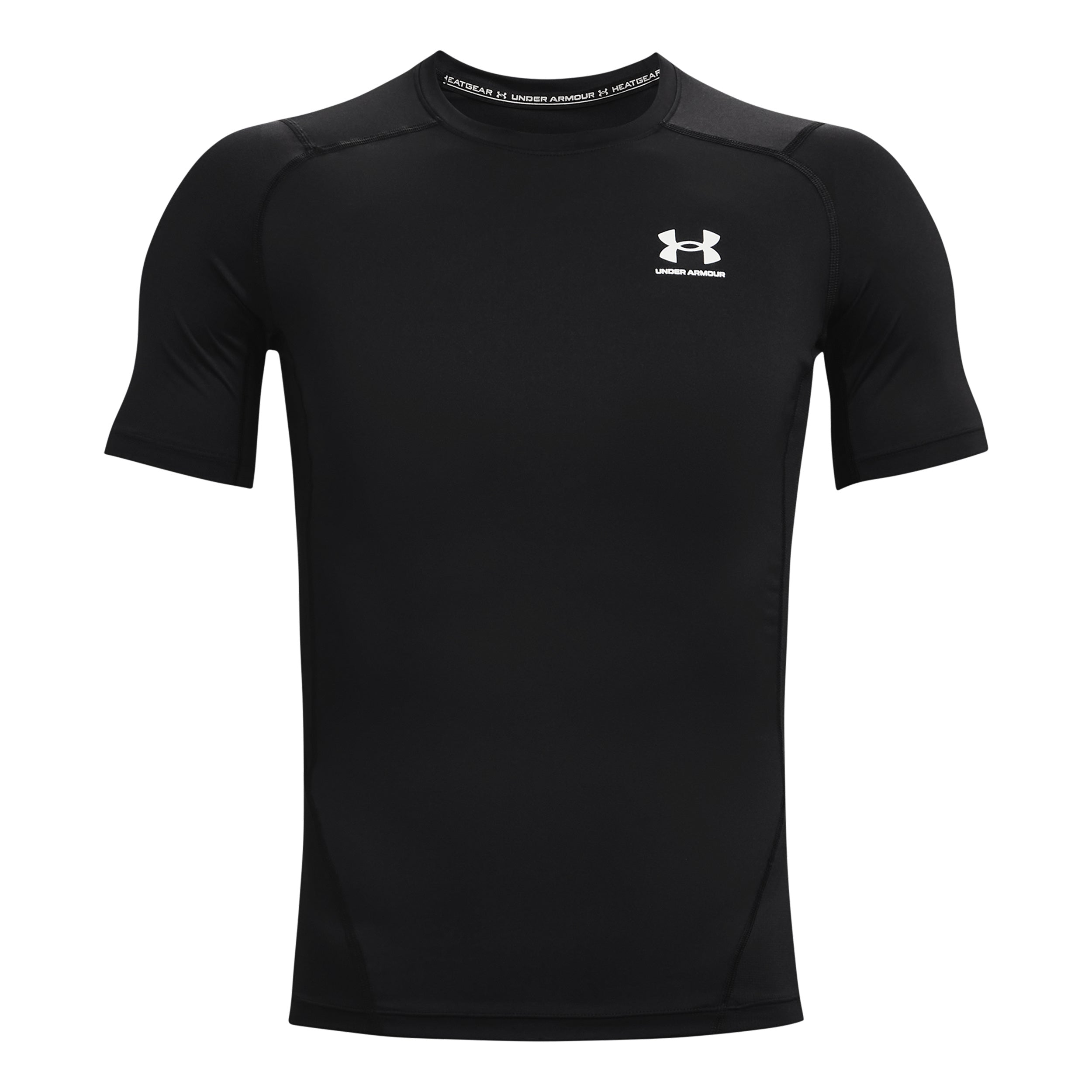 Under Armour Heatgear Armour Comp Camiseta De Manga Corta Hombres-Negro,Blanco