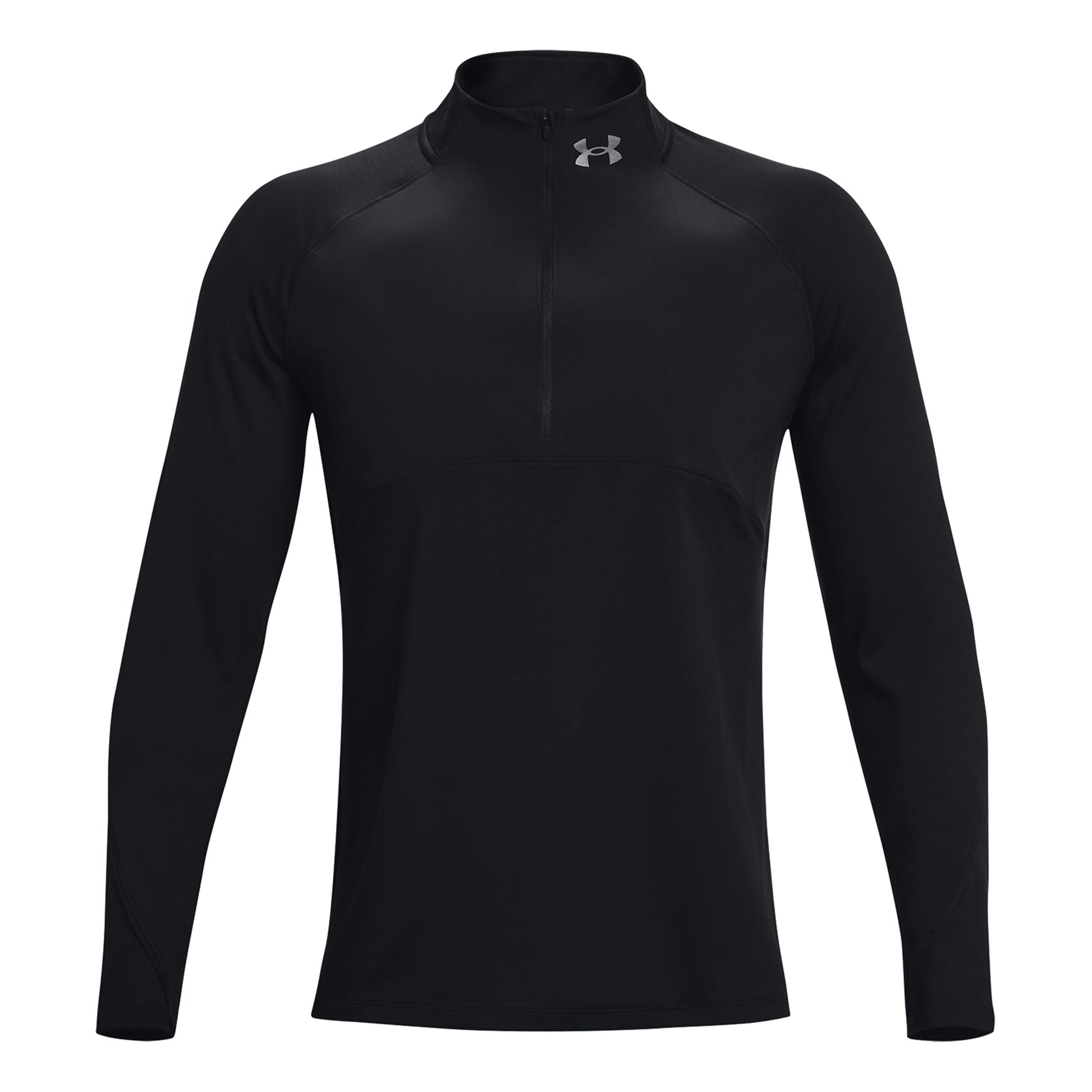 Under Armour Qualifier 2.0 1/2 Zip Camiseta De Manga Larga Hombres-Negro