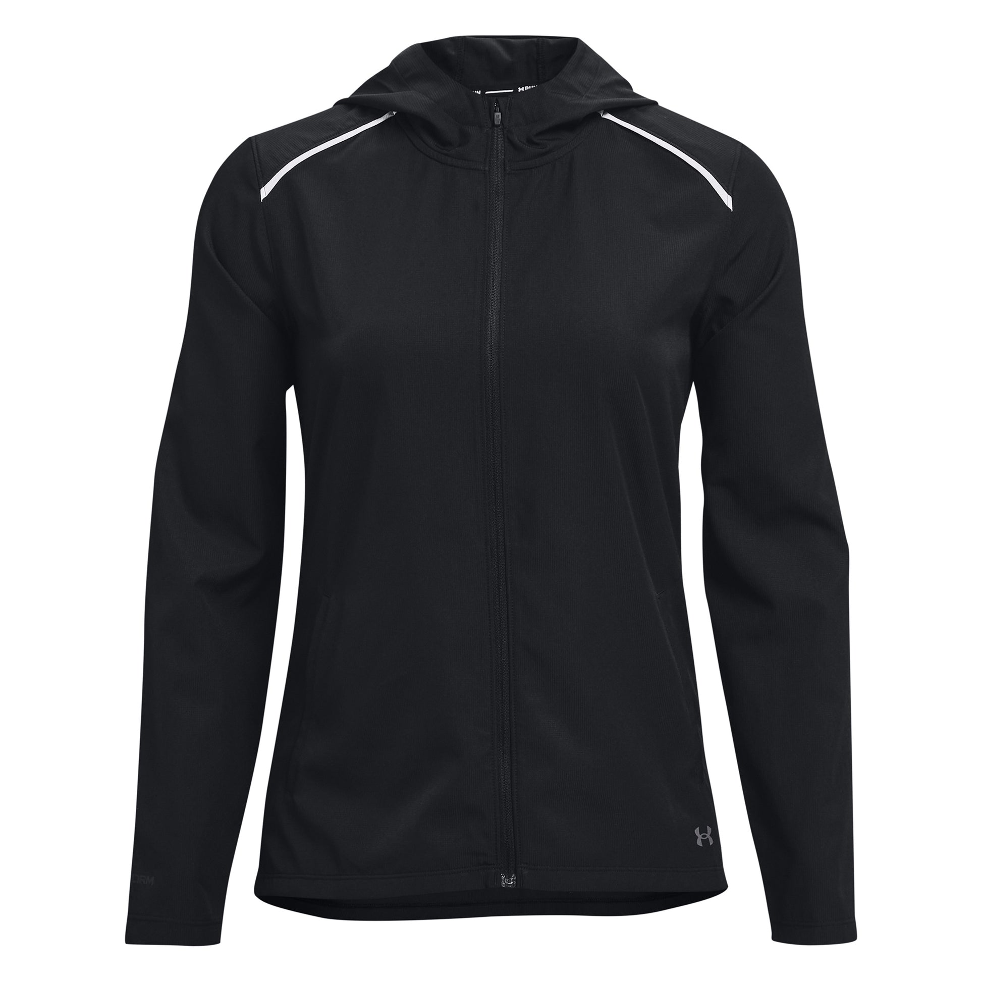 Under Armour Storm Hooded Chaqueta Para Correr Mujeres-Negro