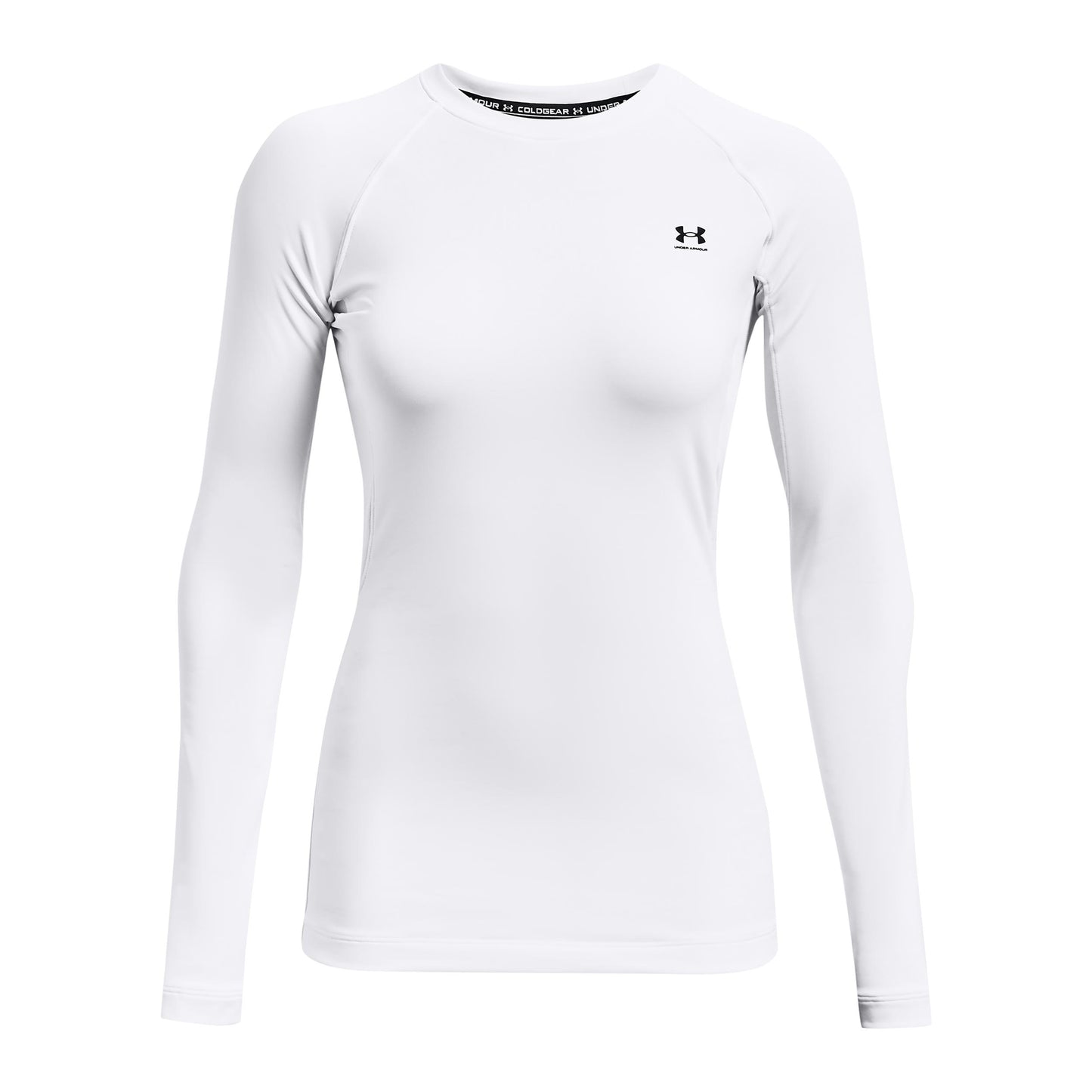 Under Armour Authentics Crew Camiseta De Manga Larga Mujeres-Blanco