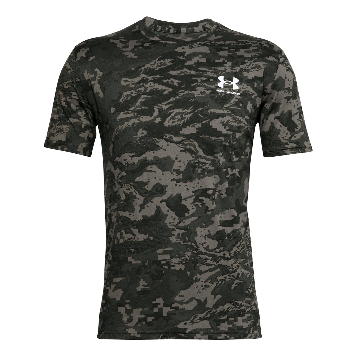 Under Armour ABC Camo Camiseta De Manga Corta Hombres-Gris,Verde