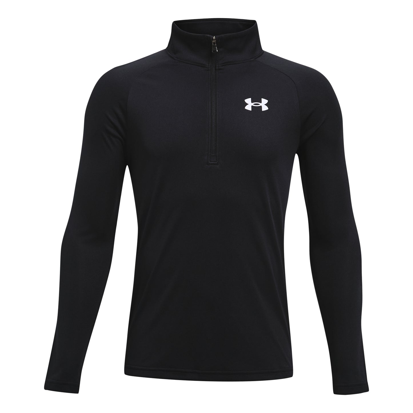 Under Armour Tech 2.0 1/2 Zip Camiseta De Manga Larga Chicos-Negro,Blanco