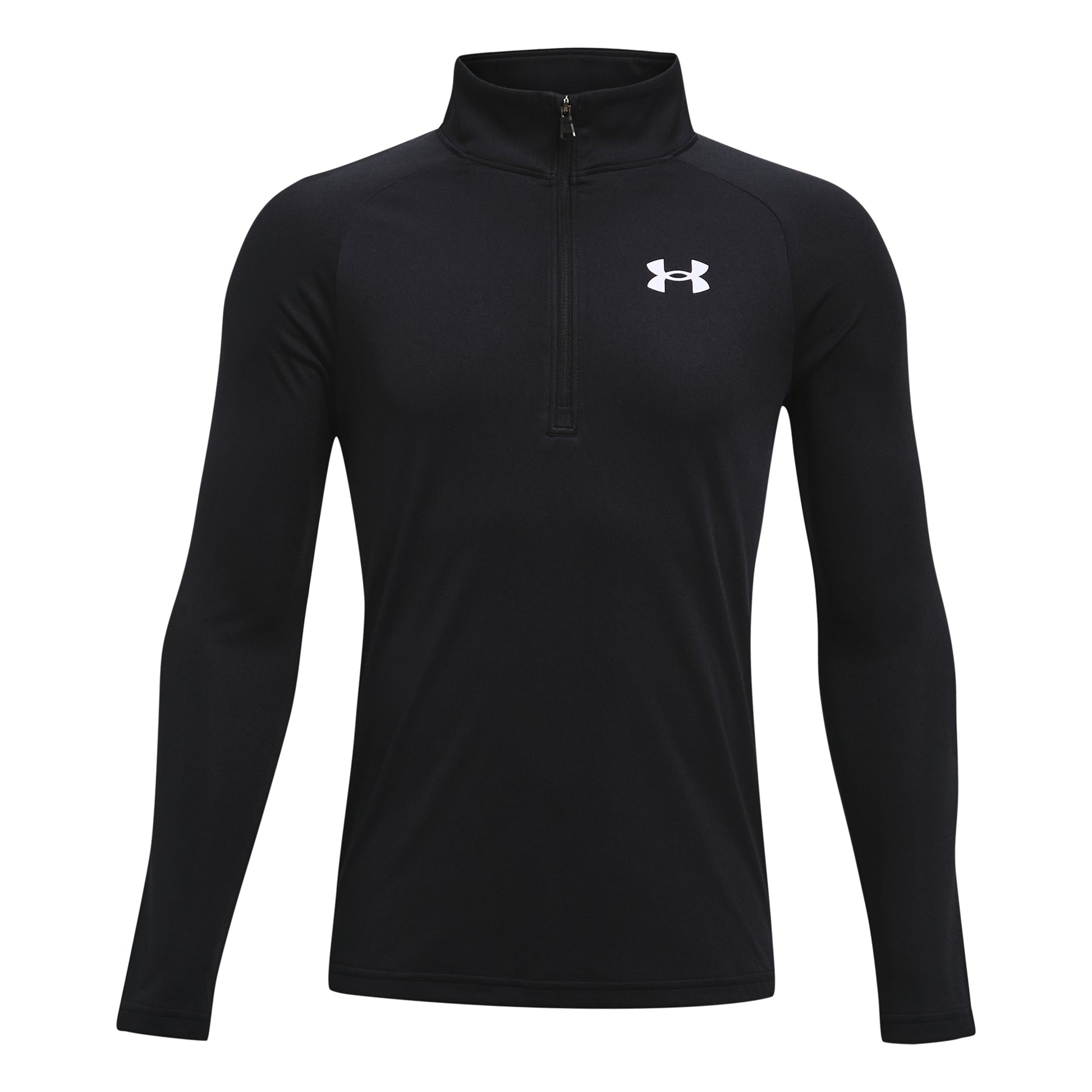 Under Armour Tech 2.0 1/2 Zip Camiseta De Manga Larga Chicos-Negro,Blanco