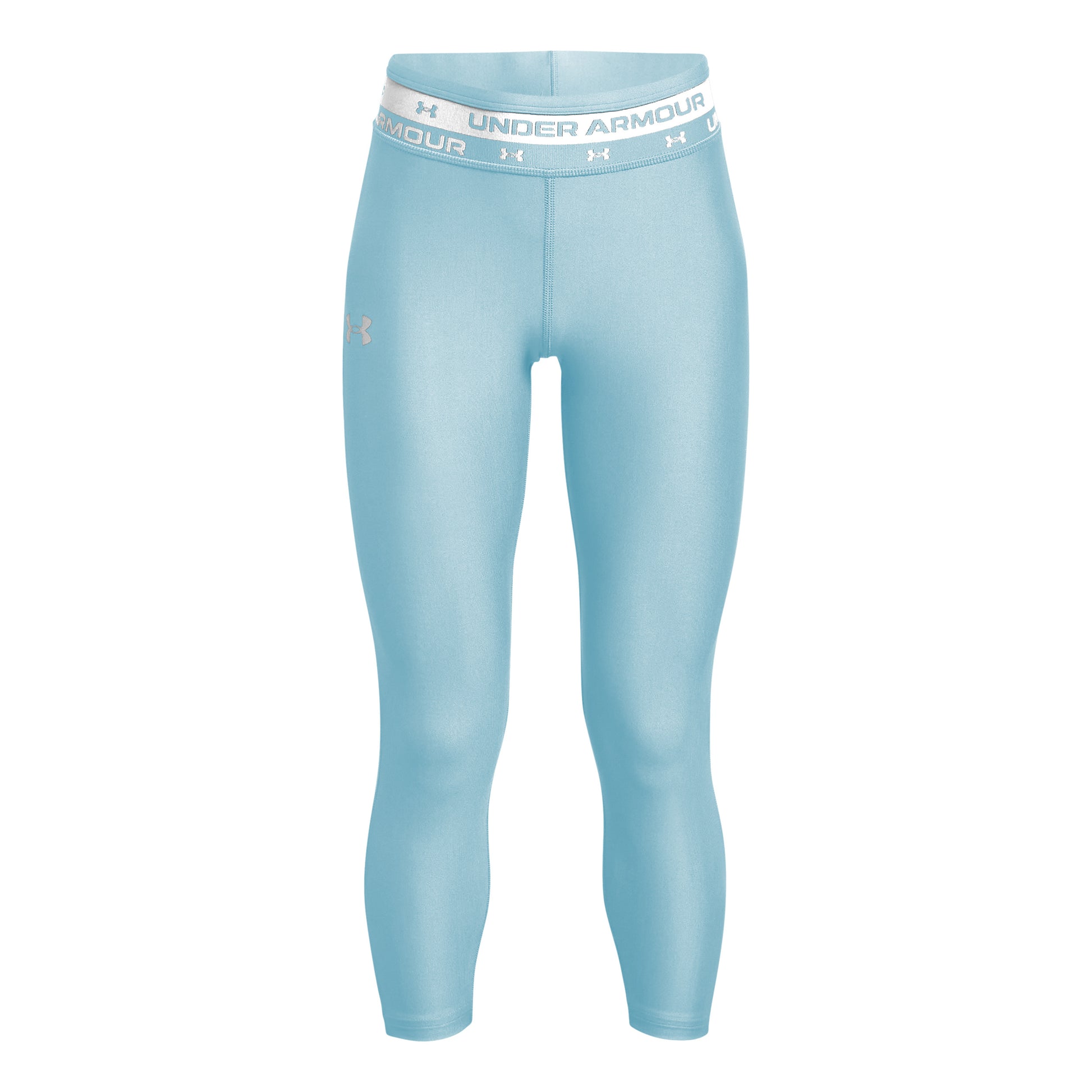 Under Armour Ankle Crop Malla Chicas - azul claro, blanco