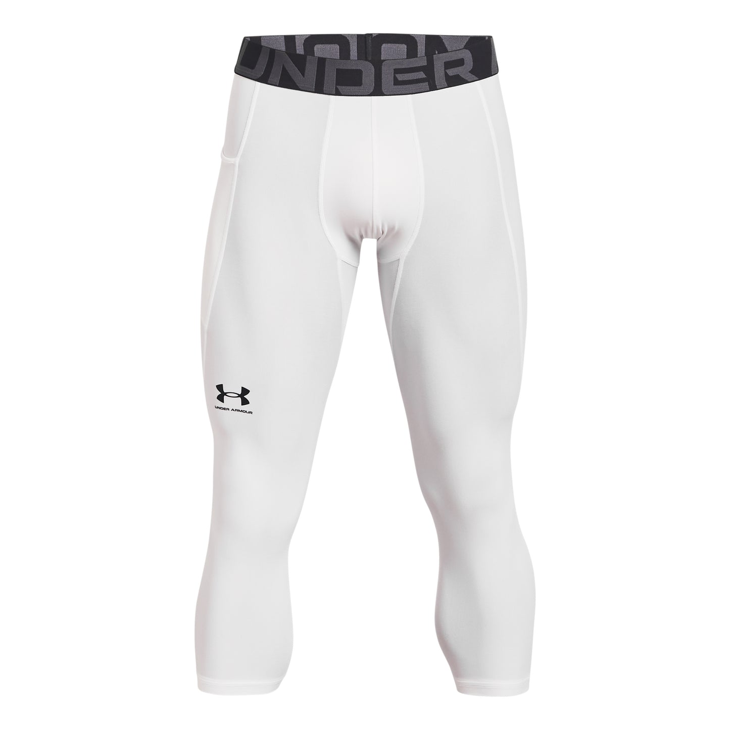 Under Armour Heatgear Malla Hombres-Blanco,Negro