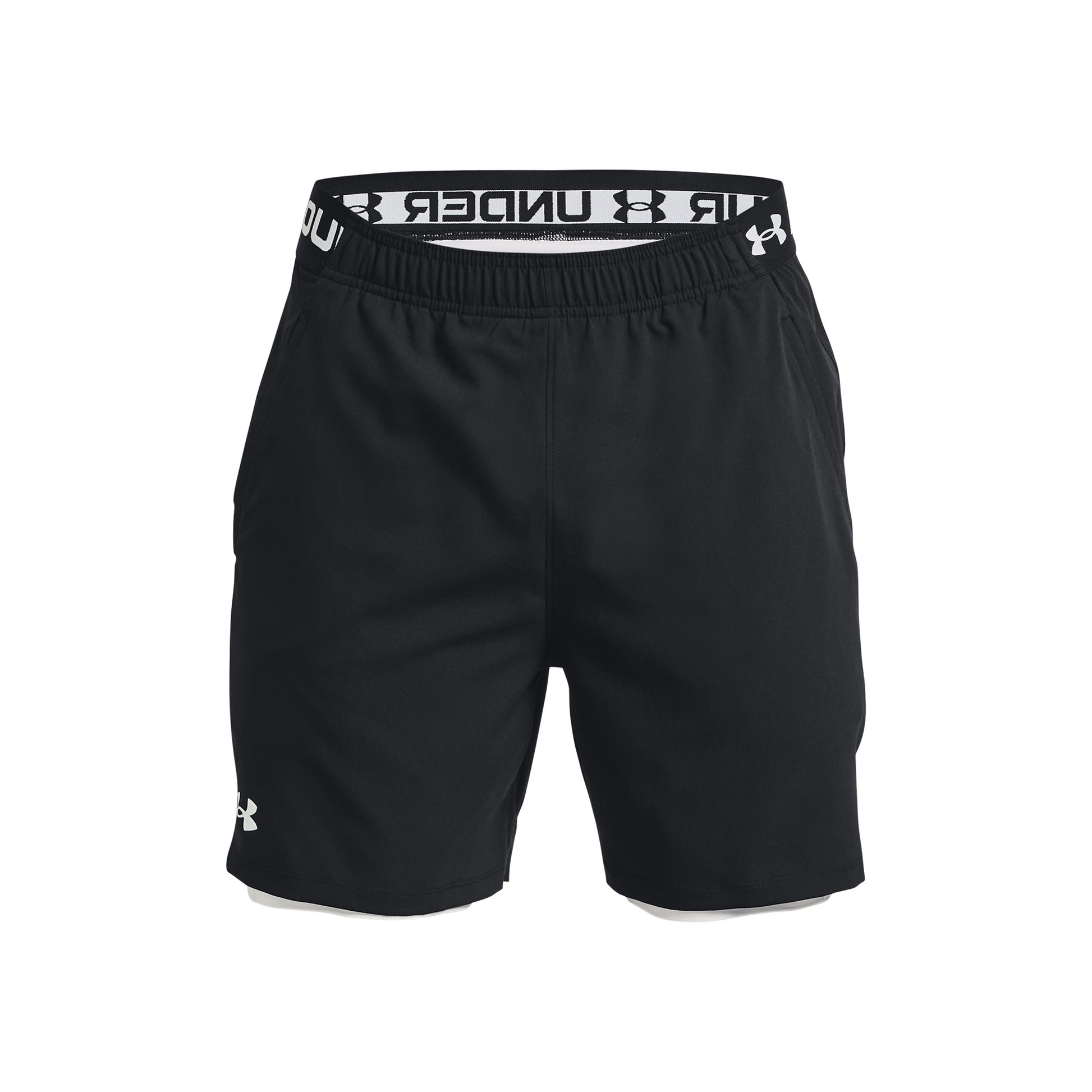 Under Armour Vanish Woven 2in1 Shorts Hombres-Negro,Blanco
