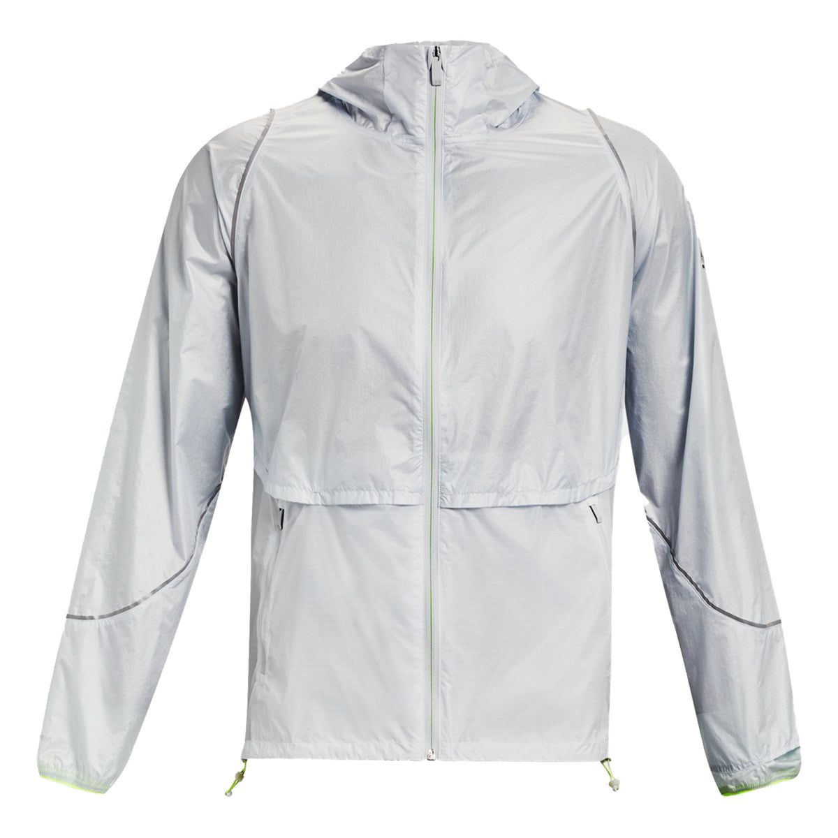 Under Armour Impasse Lightweight Run Chaqueta Para Correr Hombres-Gris