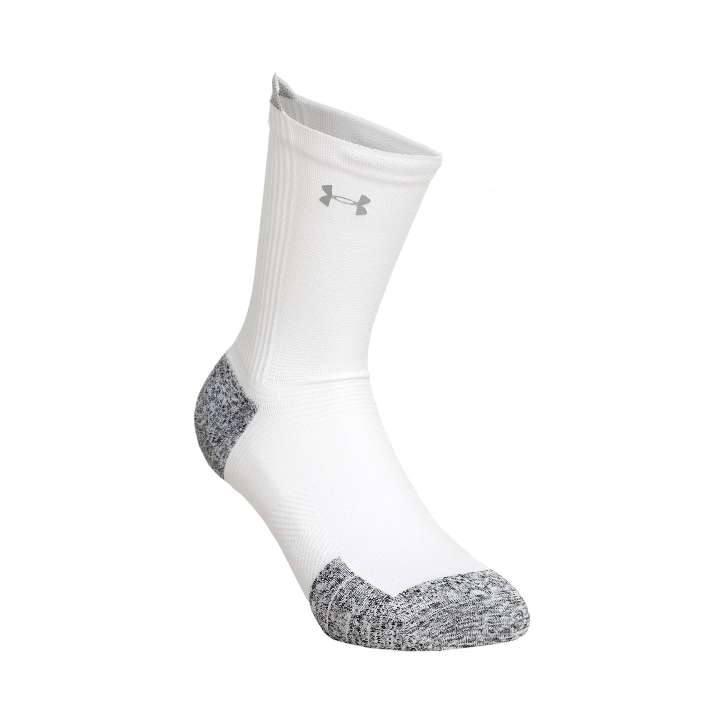 Under Armour AD Run Cushion Calcetines Para Correr-Blanco,Gris