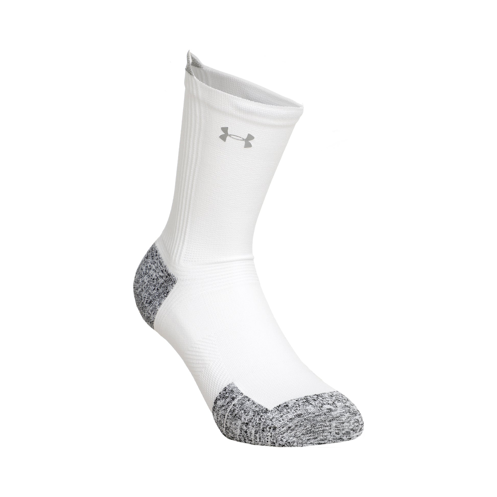 Under Armour AD Run Cushion Calcetines Para Correr-Blanco,Gris