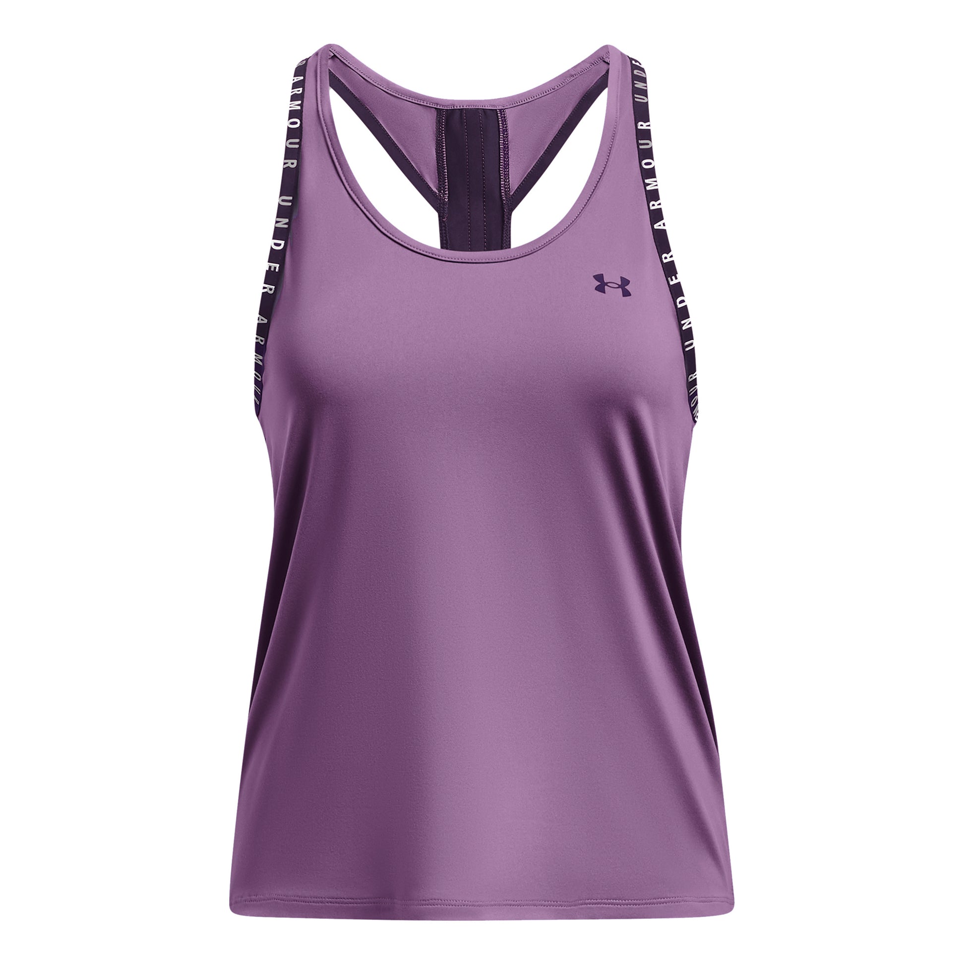 Under Armour Knockout Camiseta de tirantes Mujeres - lila, negro