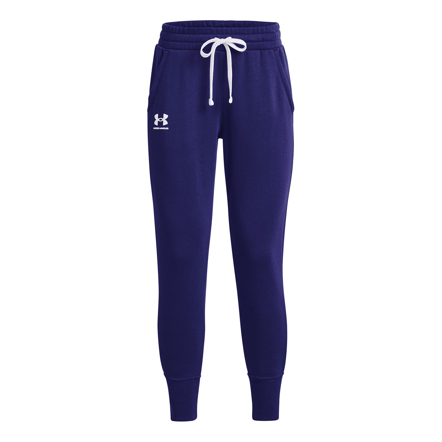 Under Armour Fleece Pantalón de entrenamiento Mujeres - azul oscuro, blanco