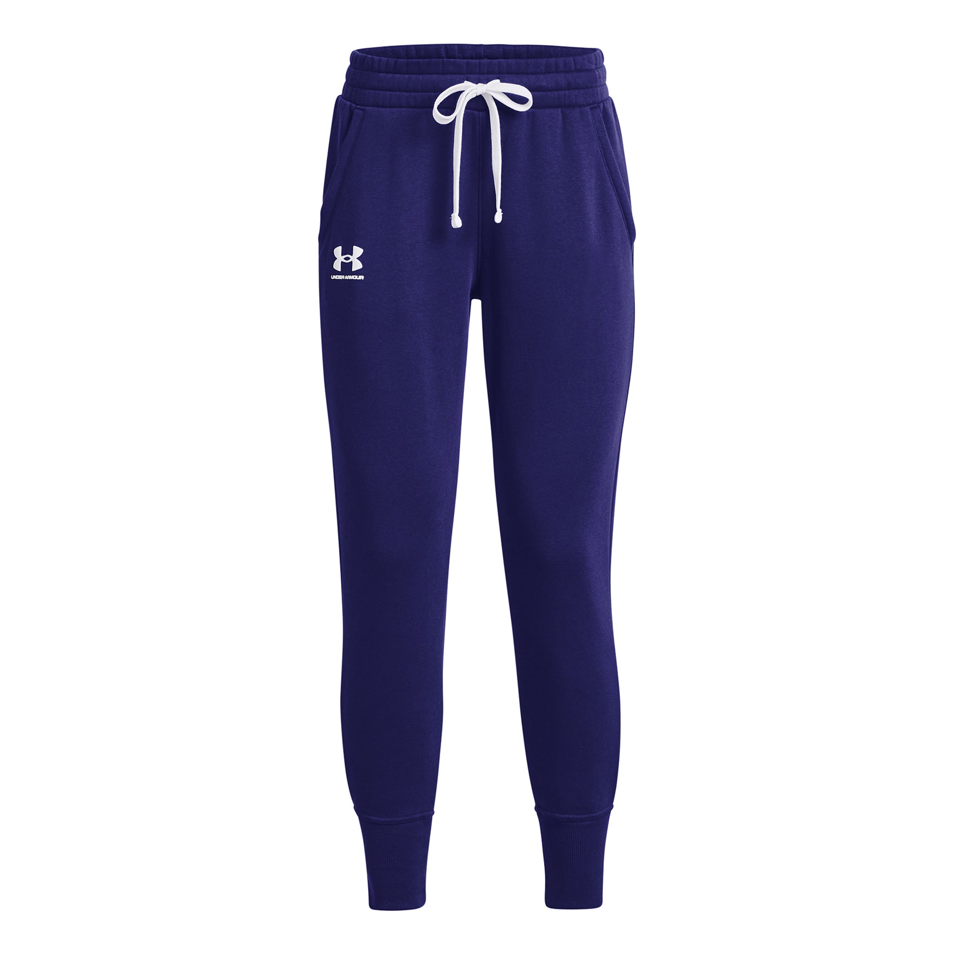 Under Armour Fleece Pantalón de entrenamiento Mujeres - azul oscuro, blanco
