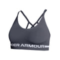 Seamless Low Long Sujetador deportivo Mujeres - gris oscuro,