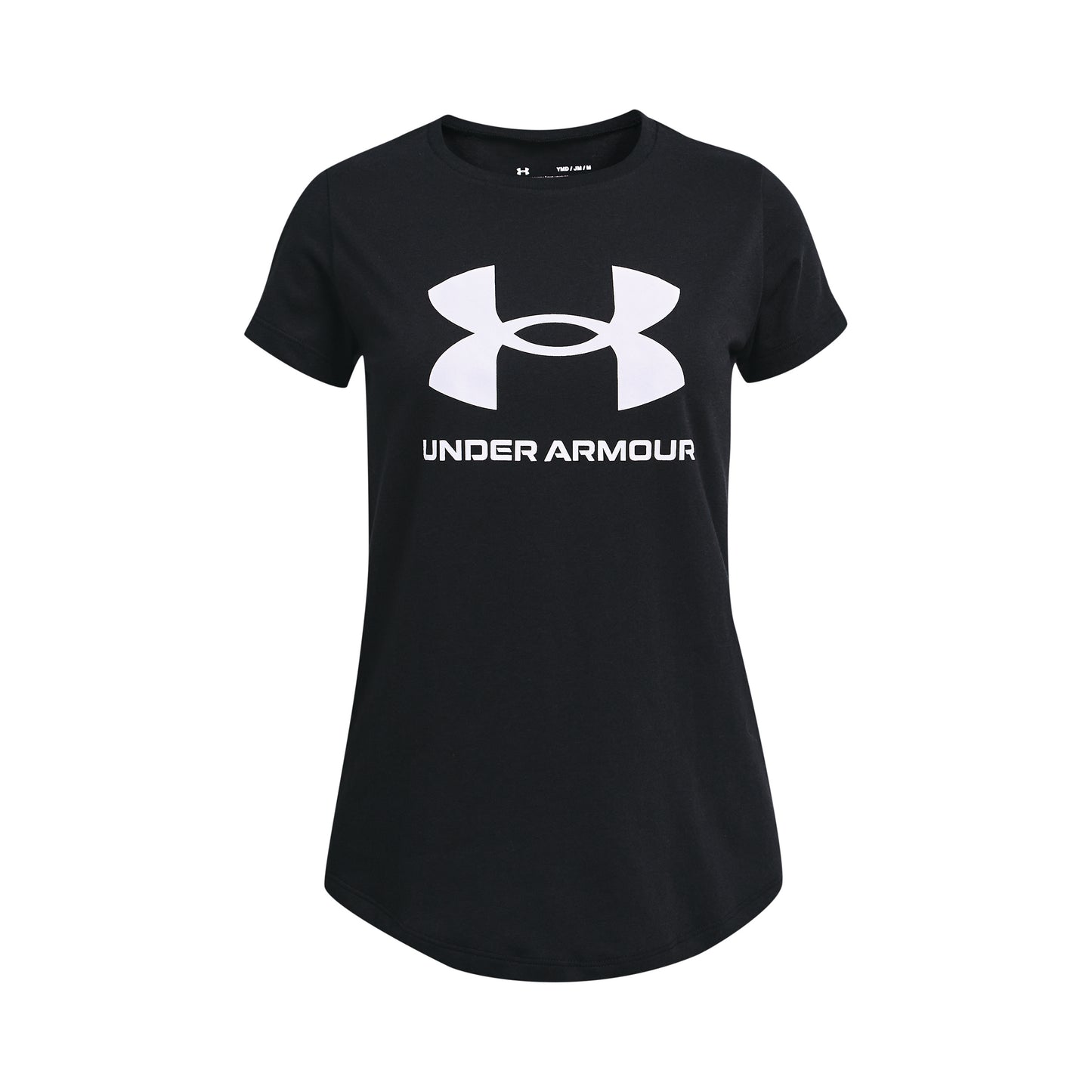 Under Armour Sportstyle Logo Camiseta de manga corta Chicas - negro, blanco