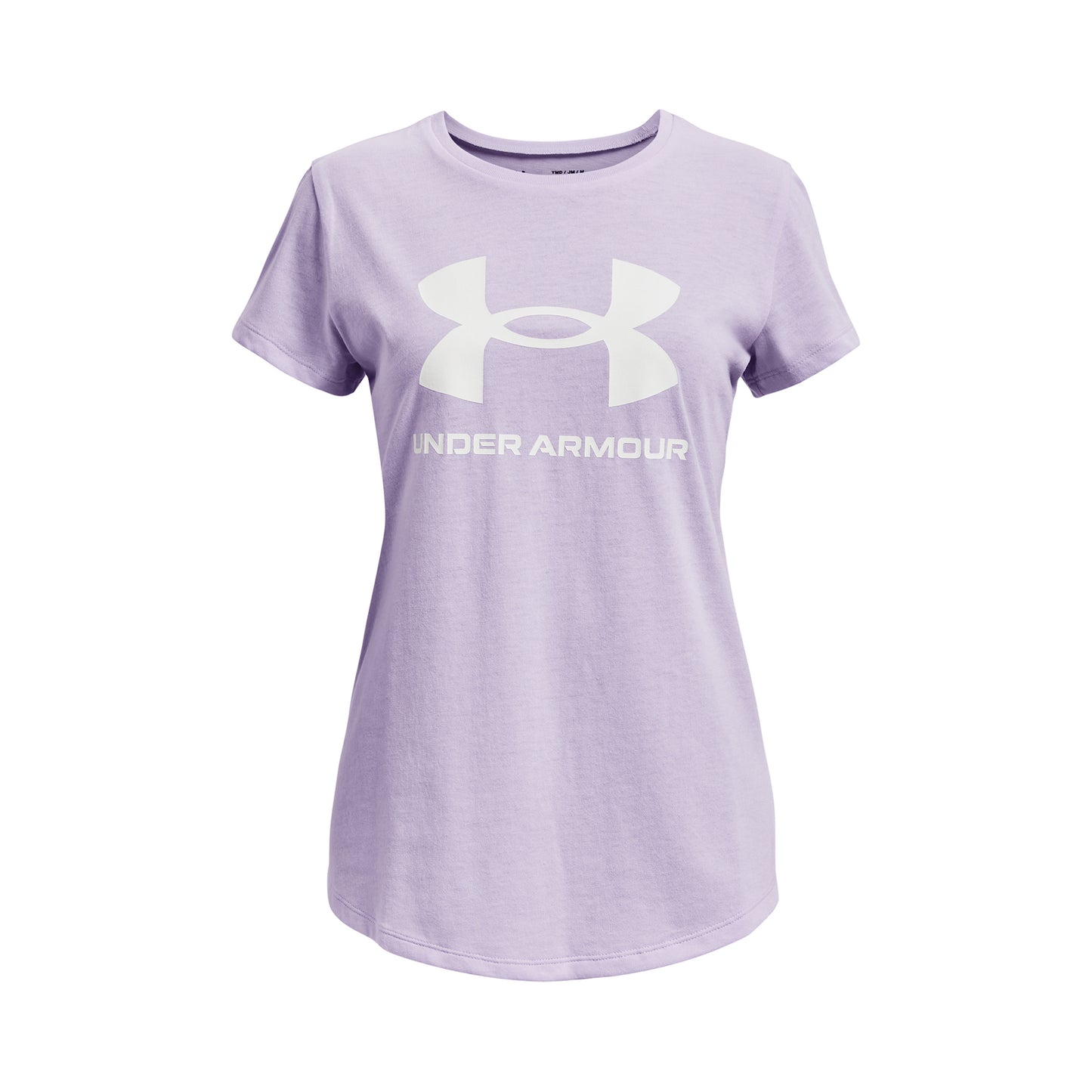 Under Armour Sportstyle Logo Camiseta de manga corta Chicas - morado, blanco