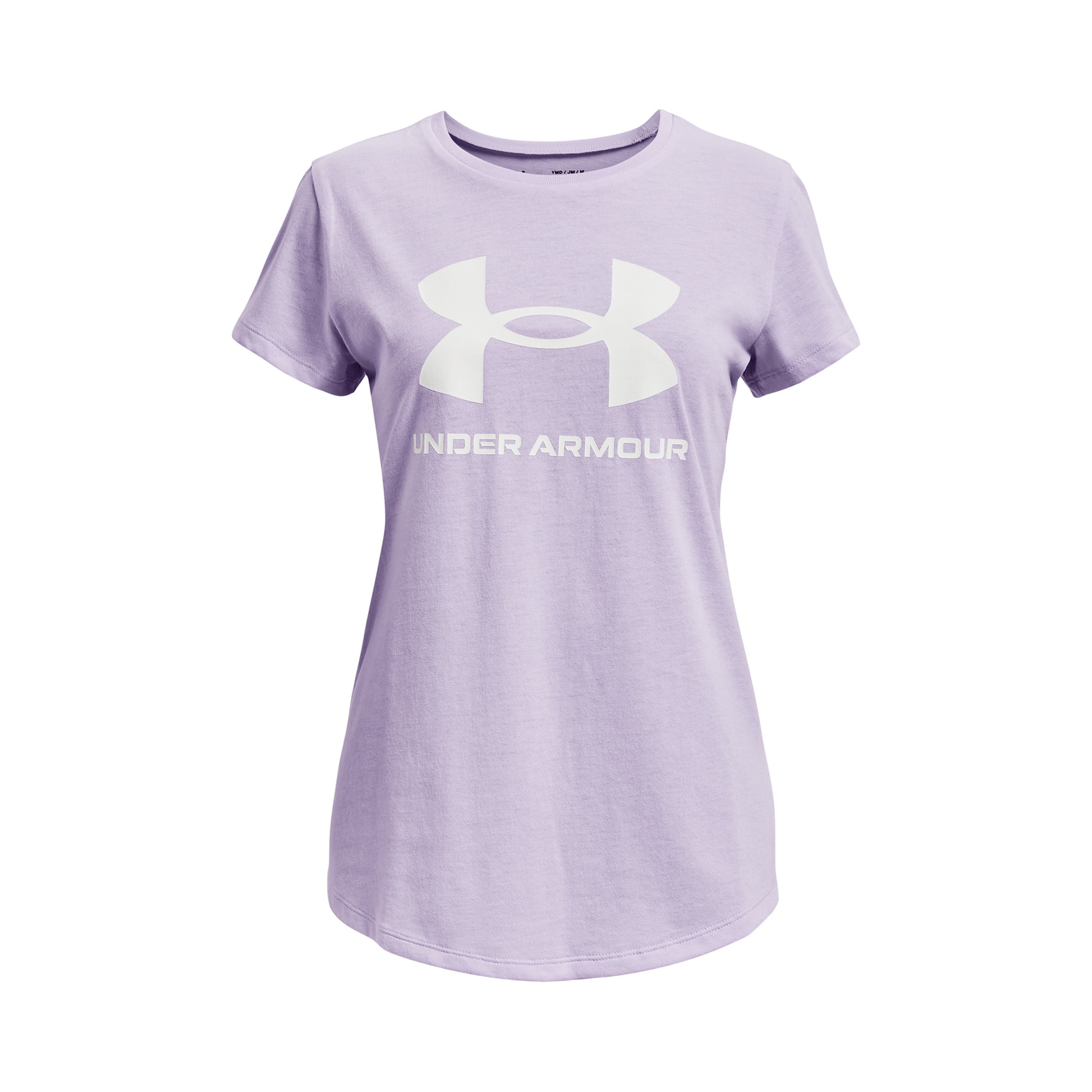 Under Armour Sportstyle Logo Camiseta de manga corta Chicas - morado, blanco