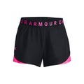 Play Up 3.0 Shorts Mujeres - negro, rosa