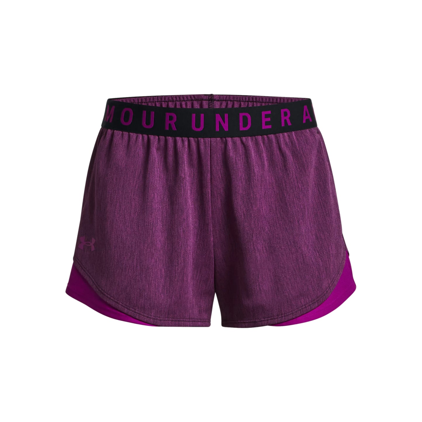 Under Armour Play Up Twist 3.0 Shorts Mujeres - rojo oscuro, negro
