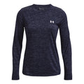 Tech Crew Twist Sudadera Mujeres - azul oscuro,