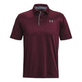 Tech Polo Hombres - rojo oscuro,