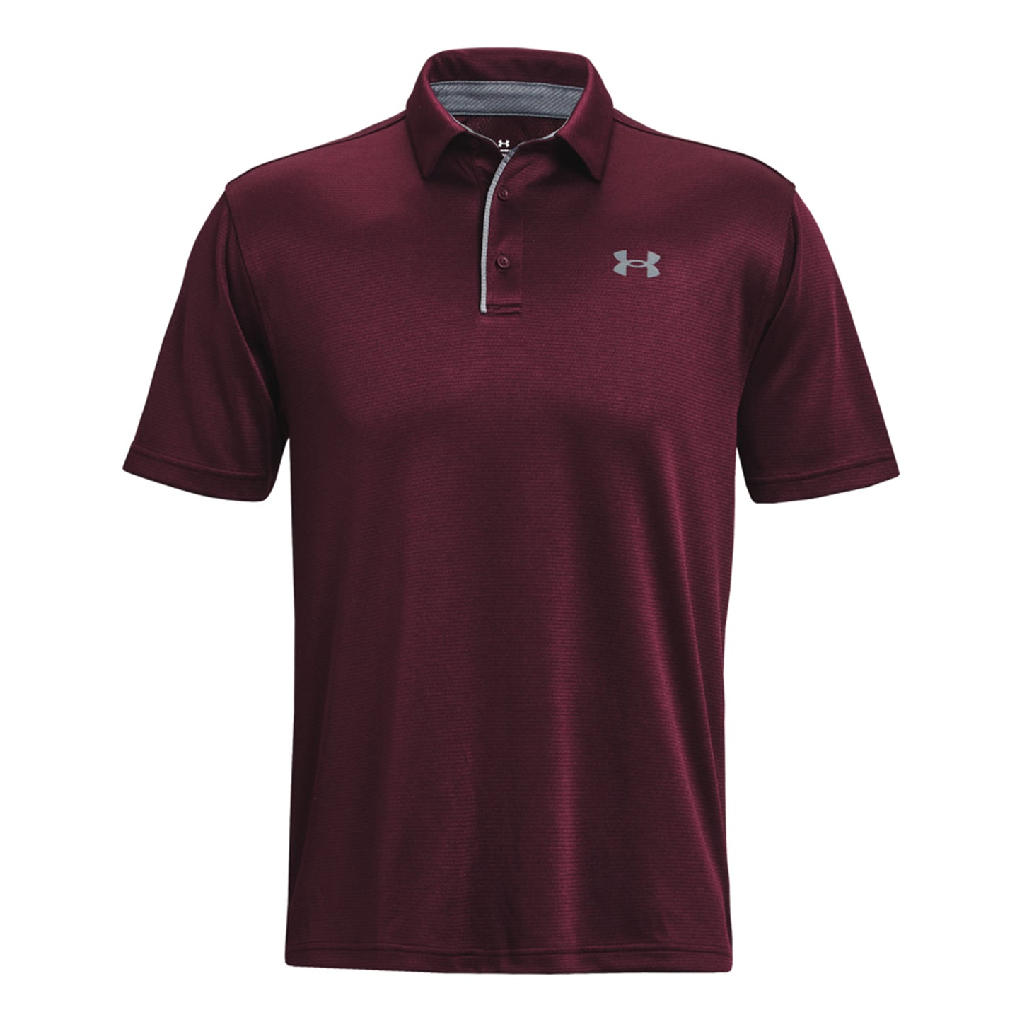 Under Armour Tech Polo Hombres - rojo oscuro,