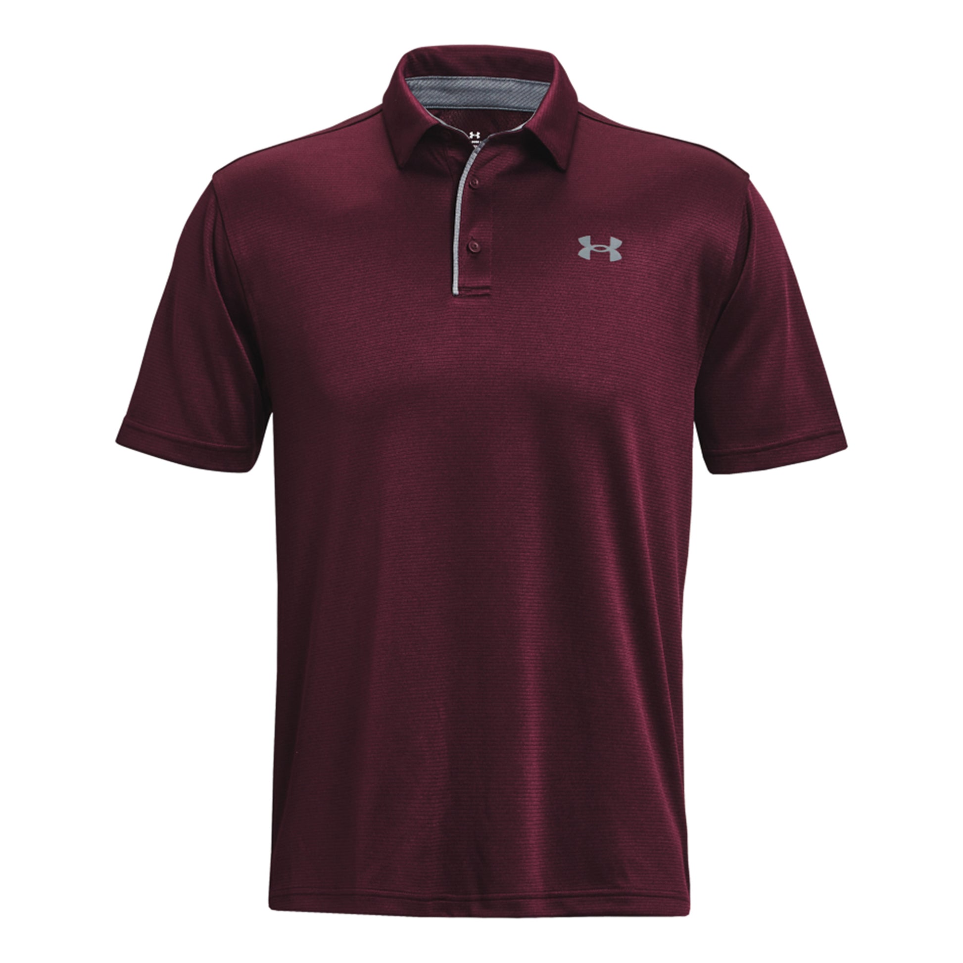 Under Armour Tech Polo Hombres - rojo oscuro,