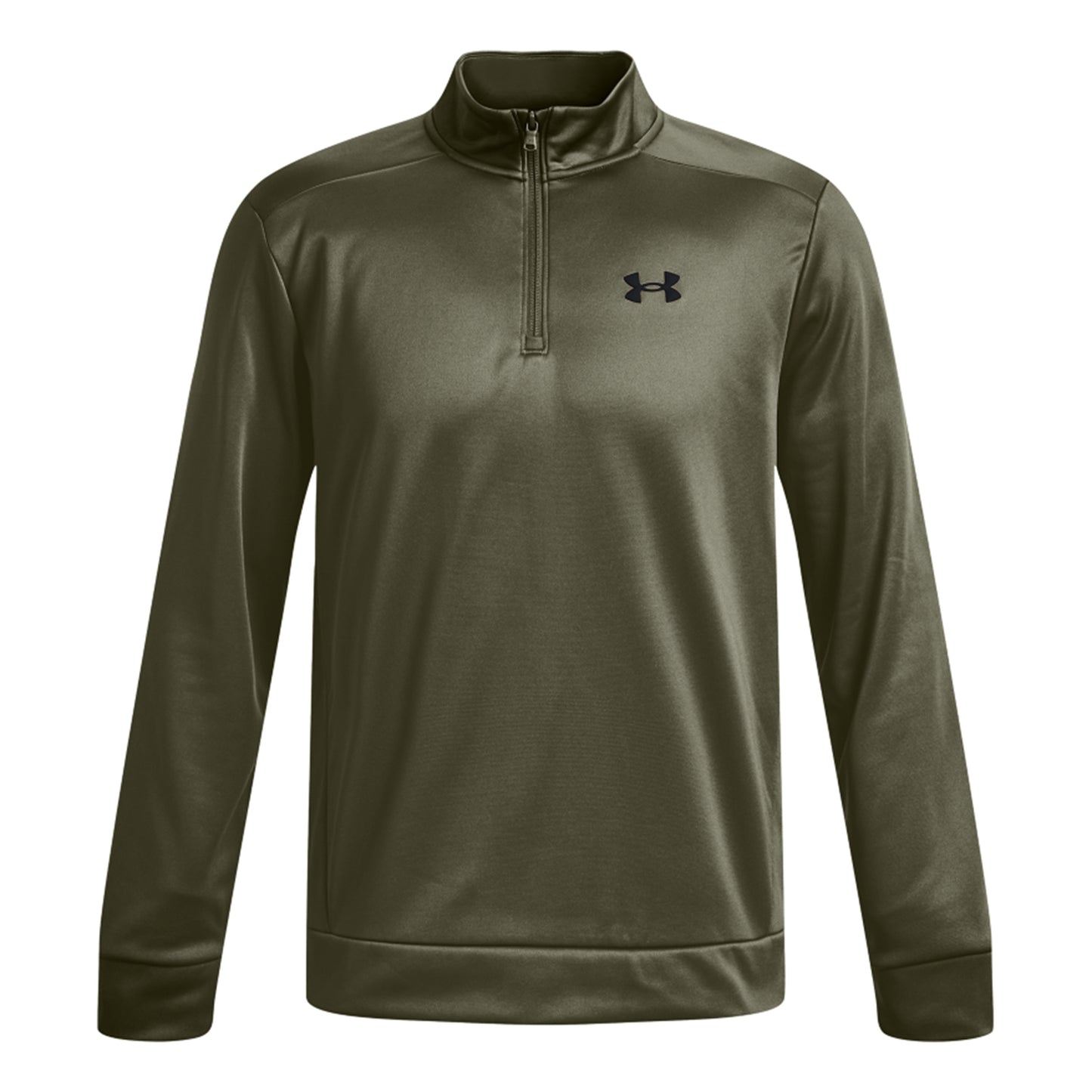 Under Armour Quarter Half-Zip Camiseta De Manga Larga Hombres-Oliva