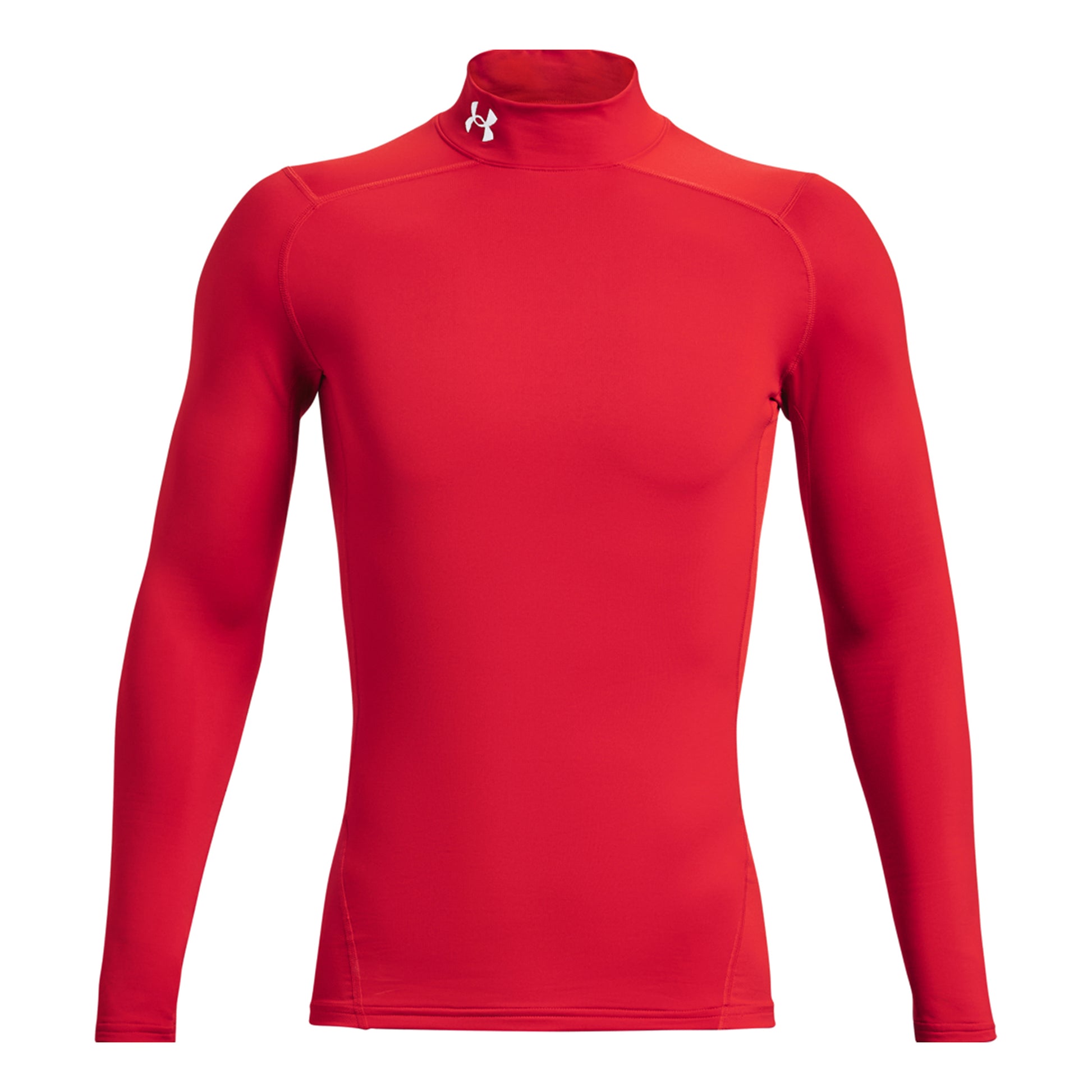 Under Armour Coldgear Comp Mock Camiseta de manga larga Hombres - rojo,