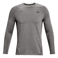 Coldgear Fitted Crew Camiseta de manga larga Hombres - gris oscuro,