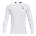 Coldgear Fitted Crew Camiseta de manga larga Hombres - blanco,