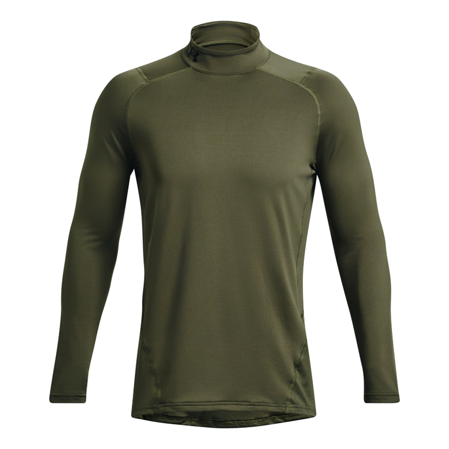 Under Armour Coldgear Fitted Crew Camiseta de manga larga Hombres - oliva,