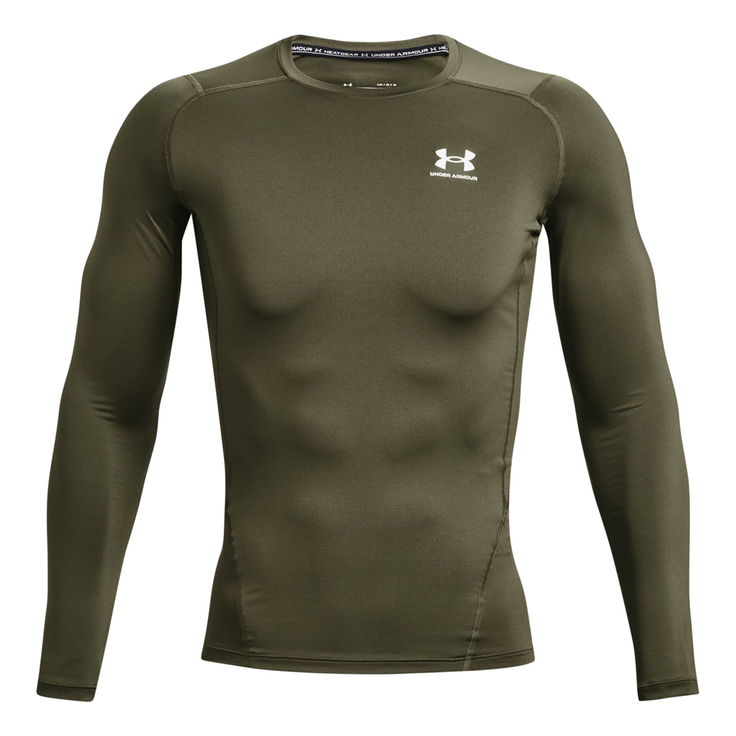 Under Armour Heatgear Comp Camiseta de manga larga Hombres - oliva,
