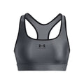 Heatgear Mid Padless Sujetador Deportivo Mujeres-Gris