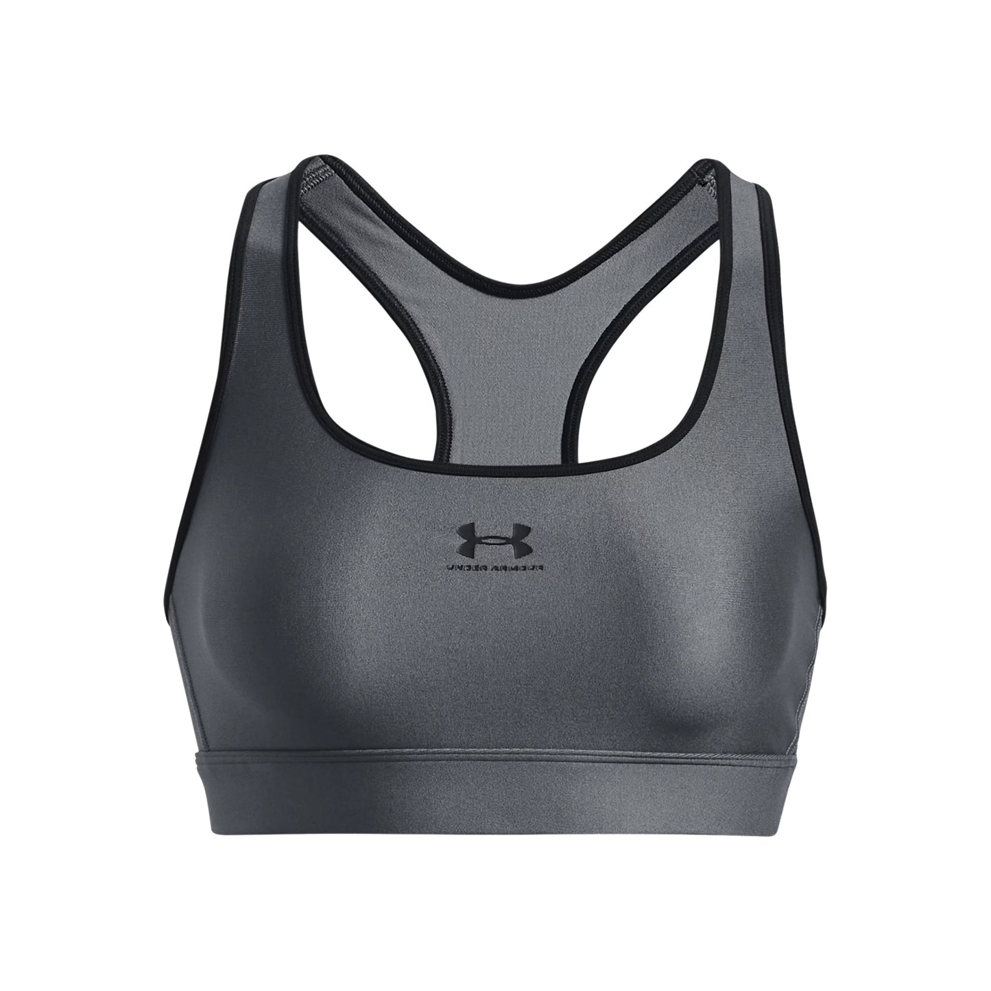 Under Armour Heatgear Mid Padless Sujetador Deportivo Mujeres-Gris