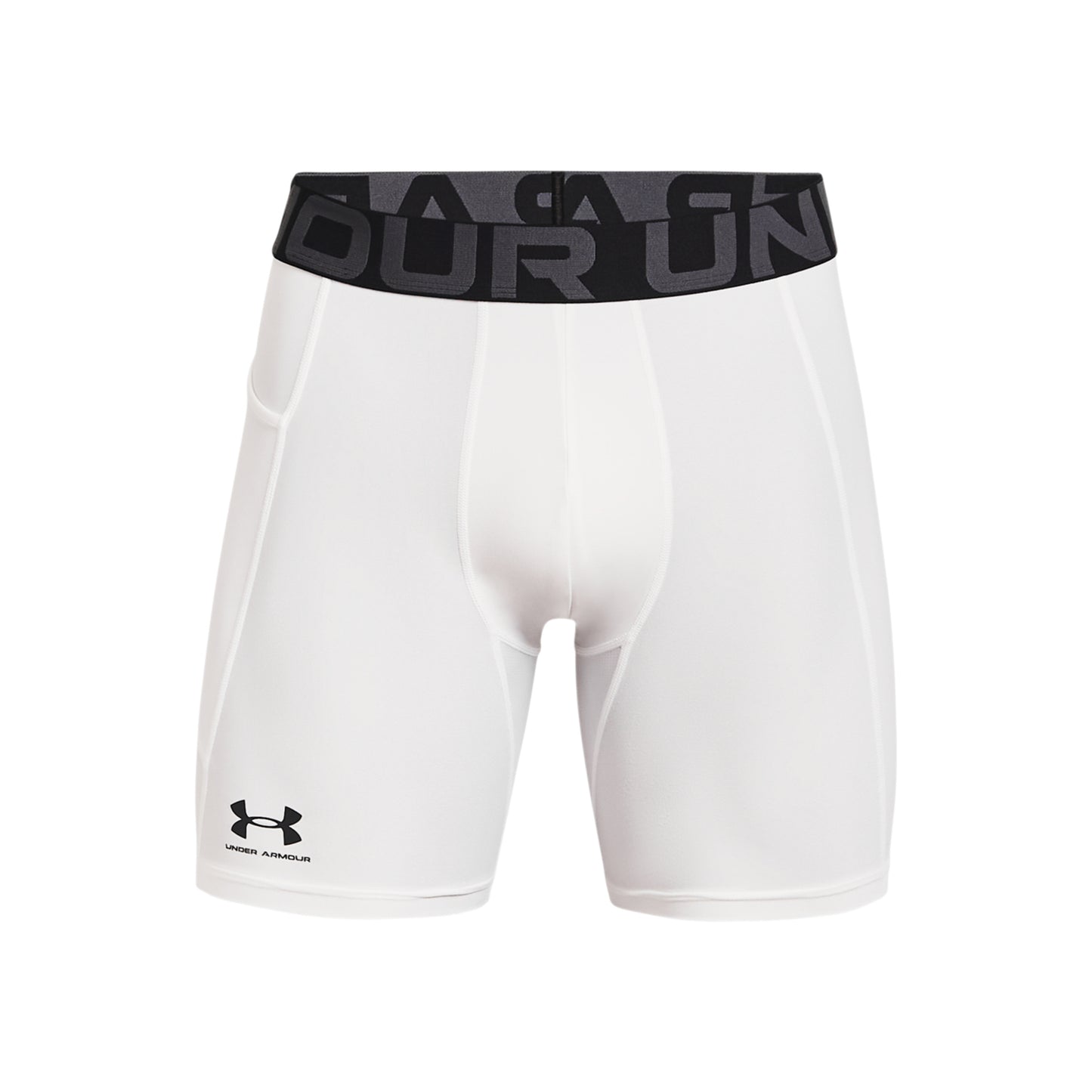 Under Armour Heatgear Shorts Hombres - blanco, negro