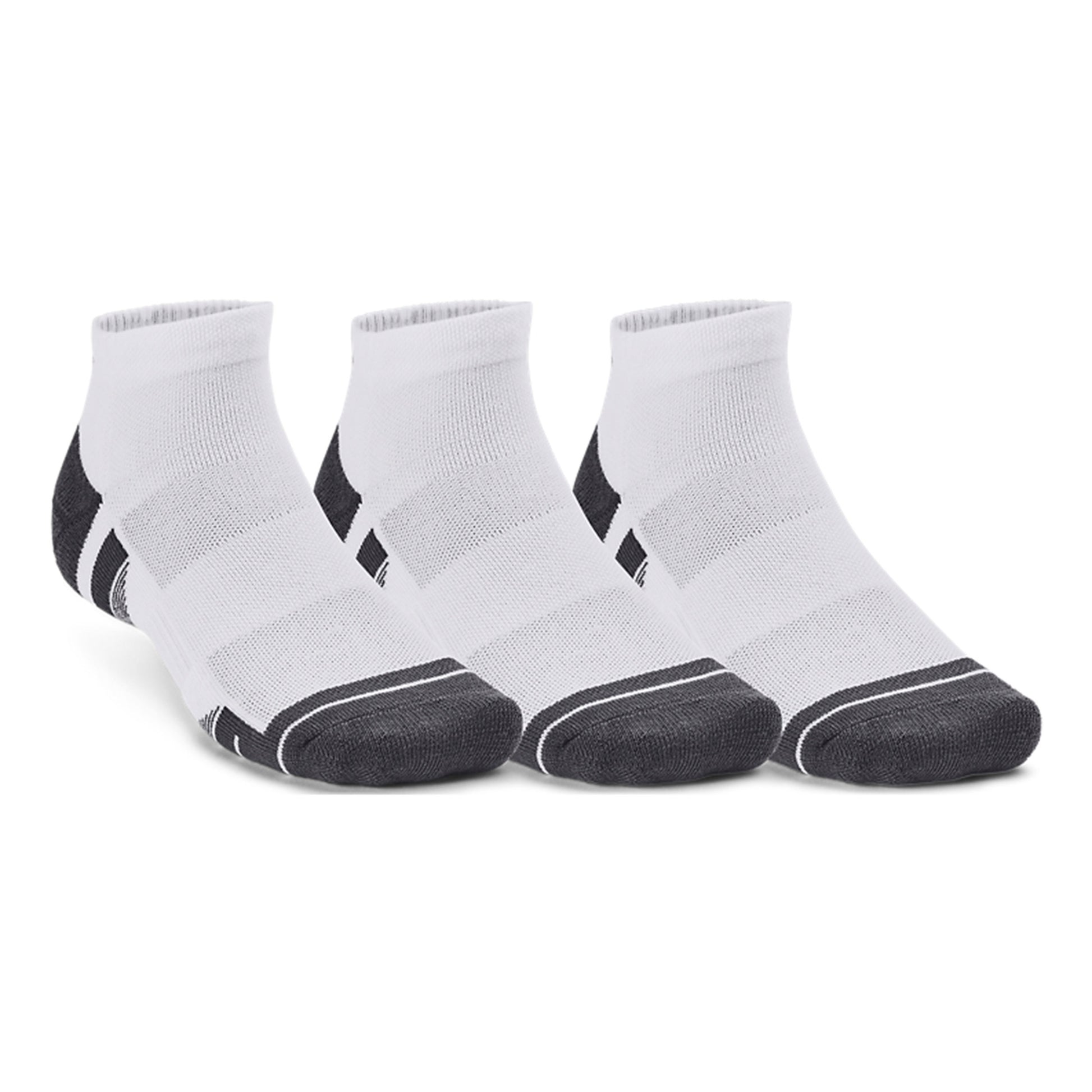 Under Armour Performance Tech Low Calcetines De Tenis Pack De 3-Blanco