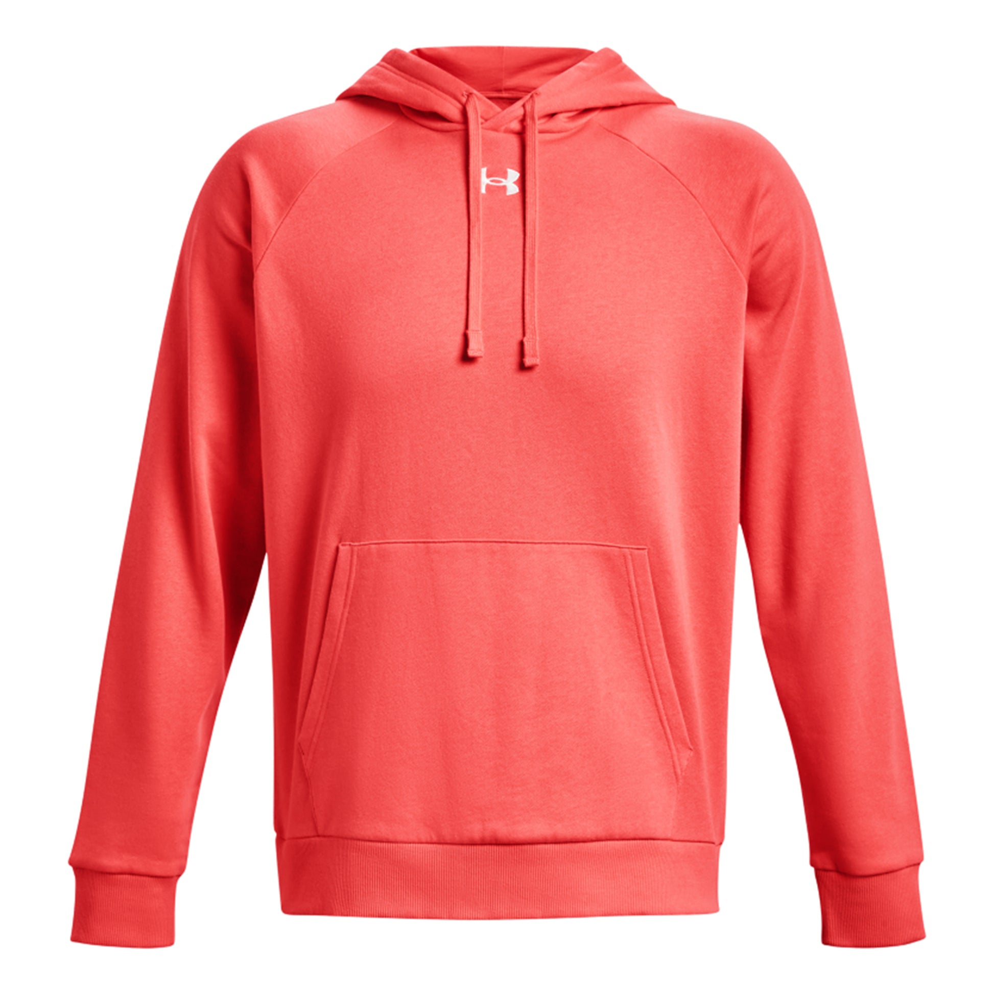 Under Armour Rival Sudadera con capucha Hombres - coral,